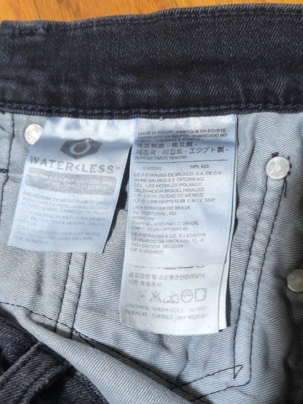 Levi's men’s vintage Big E  Jeans black 511 30/30